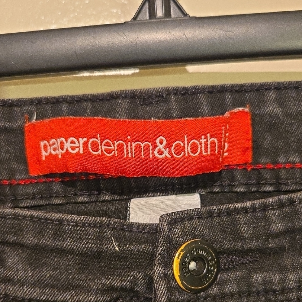 Paper Denim & Cloth Men's Black Skinny Jeans - Picture 2 of 7
